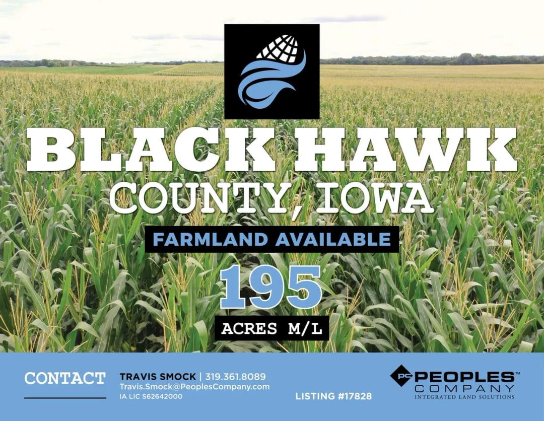 Listing #17828 - 195.00 acres in Black Hawk County, IA