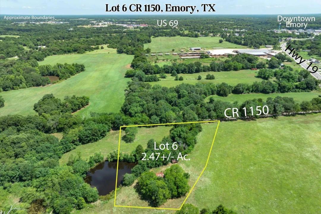 Lot 6 RS CR 1150, Emory, Texas 75440
