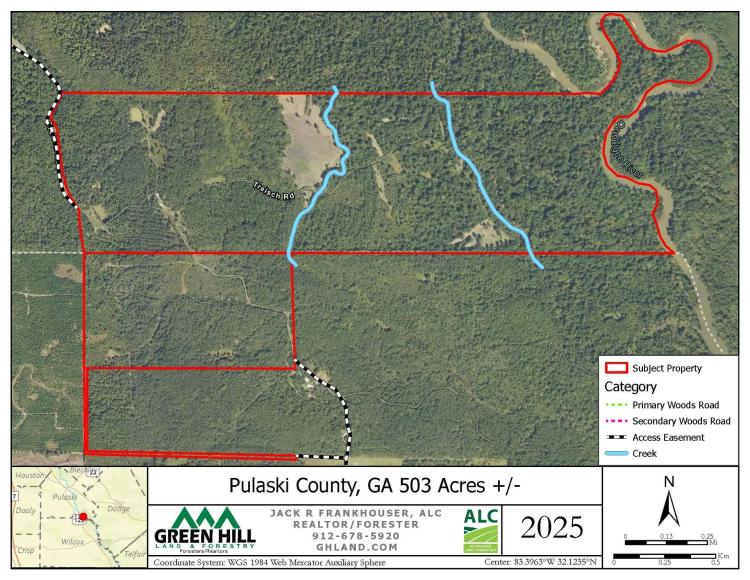 Georgia Camp - 503 Acres on the Ocmulgee River