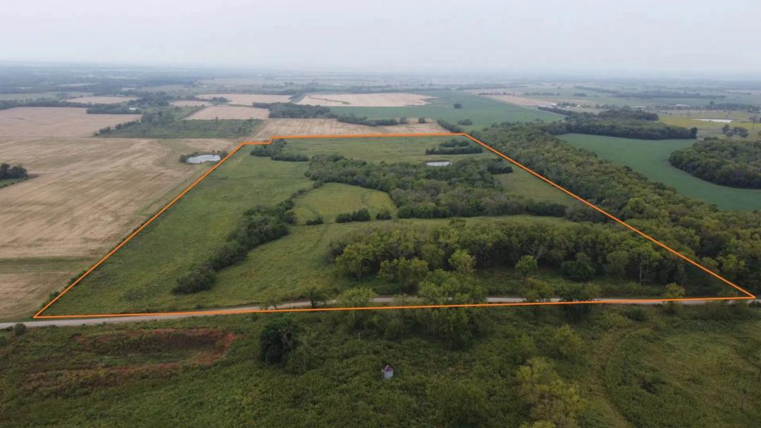 Prime 80±-Acre Hunting Tract with Timber, Grasses, & Pond – Neosho County
