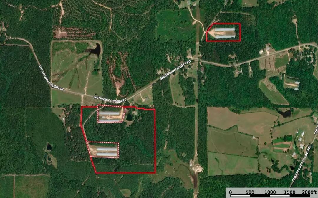  State Line MS 6 House Poultry Farm on 53 Acres 
