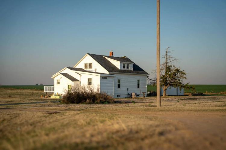 Country Home On 57.5 +/- Acres Just South of WaKeeney, KS