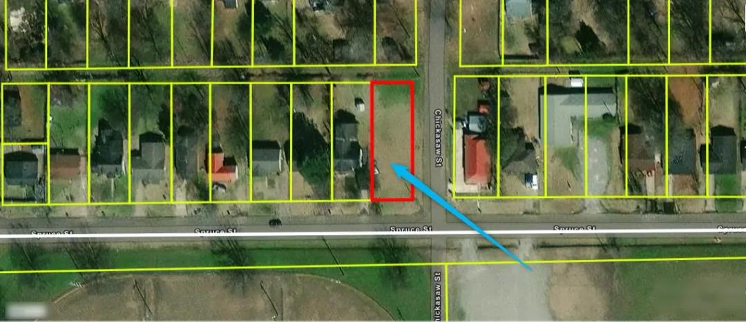Big Cleared Vacant Corner Lot In Clarksdale, Mississippi. 