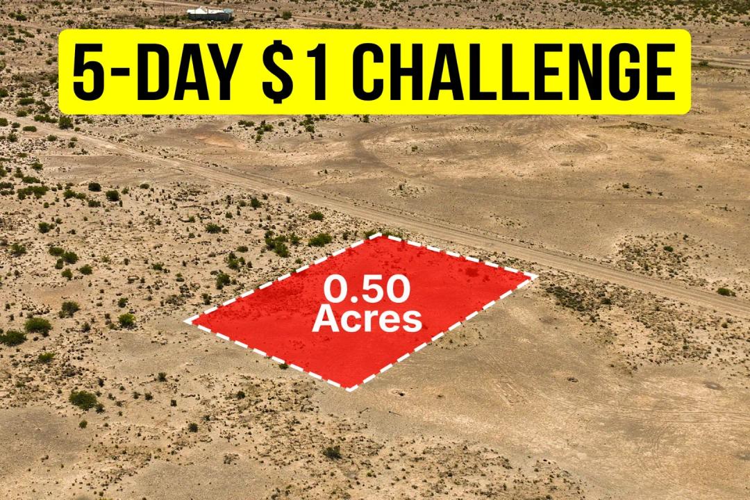 Own a 0.50-Acre Peaceful Private Area Lot In NM, No HOA - $1 Down