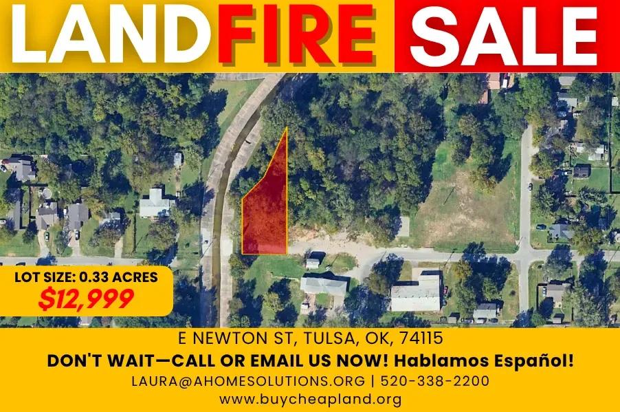 Affordable Tulsa Lot – Water & Sewer Available, Priced Below Market!