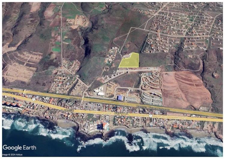 Land For Sale Of 8.64 Acres, Lienzo Charro, Rosarito.