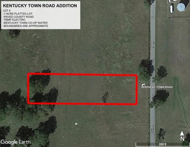 Lot 4 Kentucky Town Road, Whitewright, TX (1 Acre)