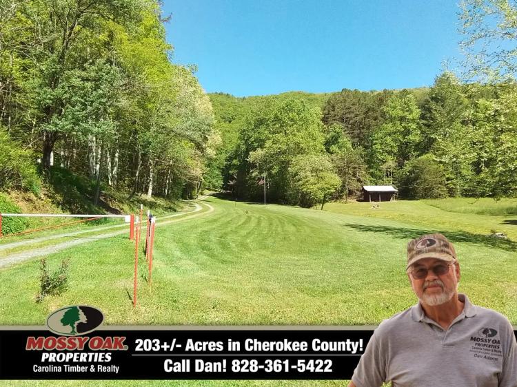 203+/- Acres with Home, Big Creek, Borders USFS!