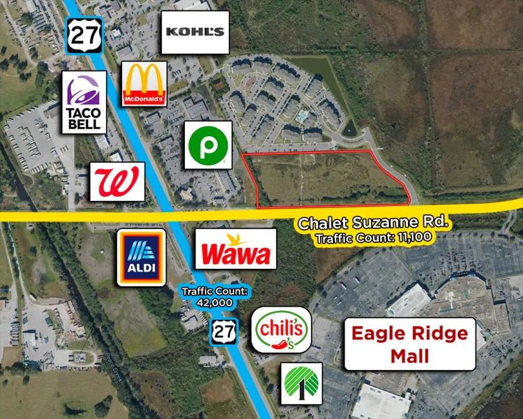  12.4 Acre Commercial Site Behind Publix