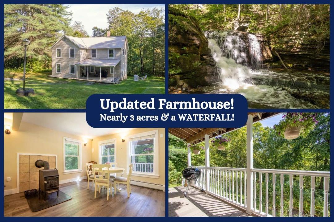 Renovated PA Farmhouse with WATERFALL