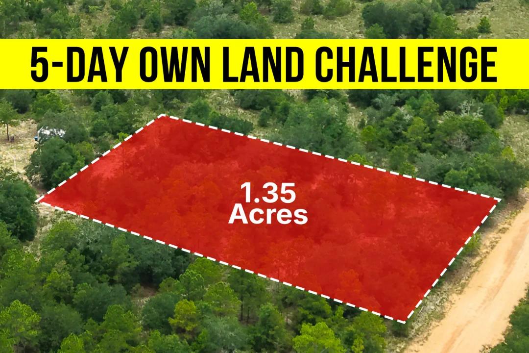 Own a 1.35-Acre No HOA Residential Lot in FL, Near Lakes - Owner Financing