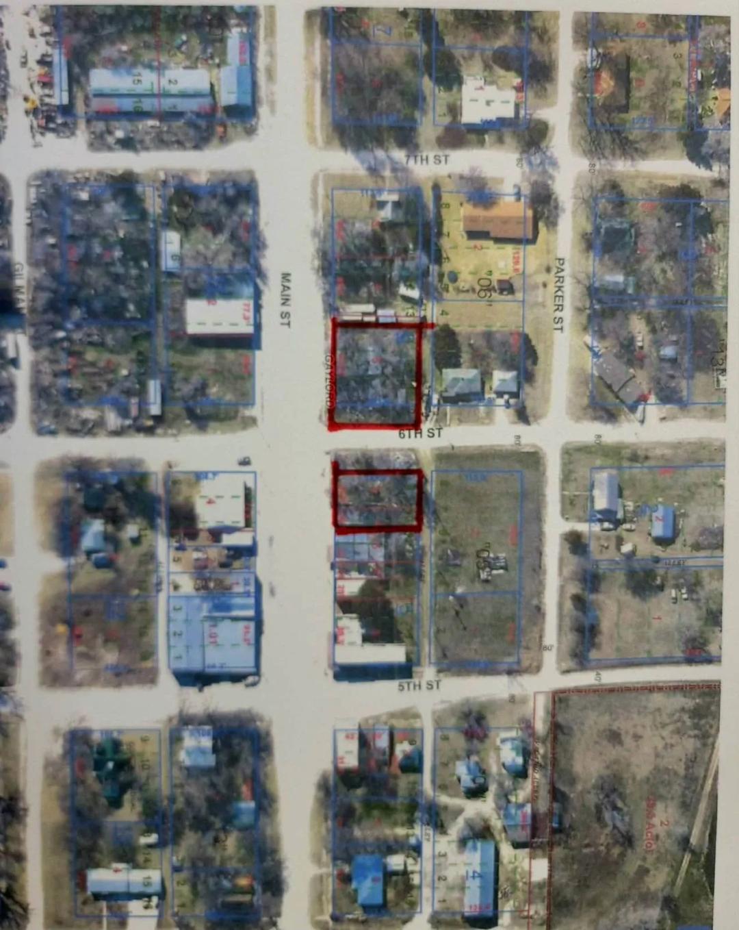 2 plots of land in rural town of Gaylord, Ks.