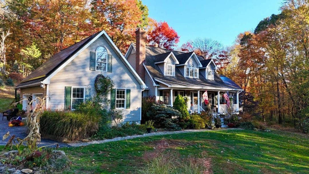 Country Waterfront Homestead +/- 71 acres in Greenville, NY
