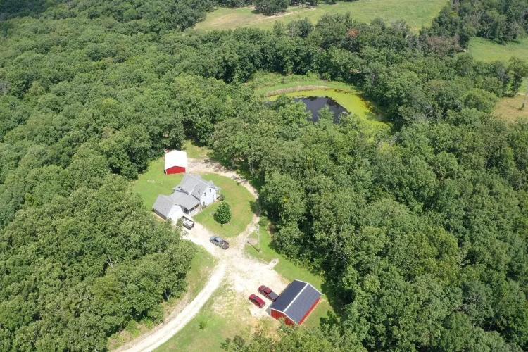 Private Setting Home, Shops on 24.73 Acres Stover, Mo