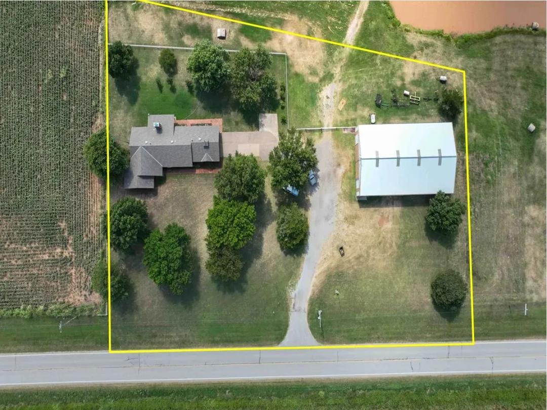 Home on 2± Acres in Billings, OK - Tract 1