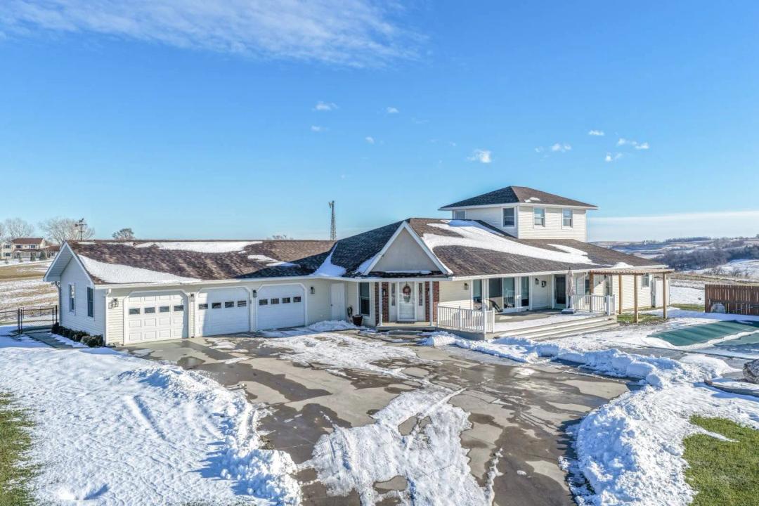 Loess Hills Acreage Featuring a Walk-Out Ranch &amp; In-Ground Pool