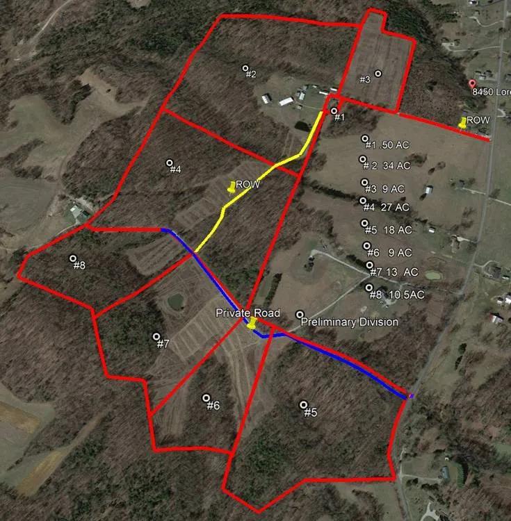 121 acres m/l in tracts with a brick home at Absolute Auction