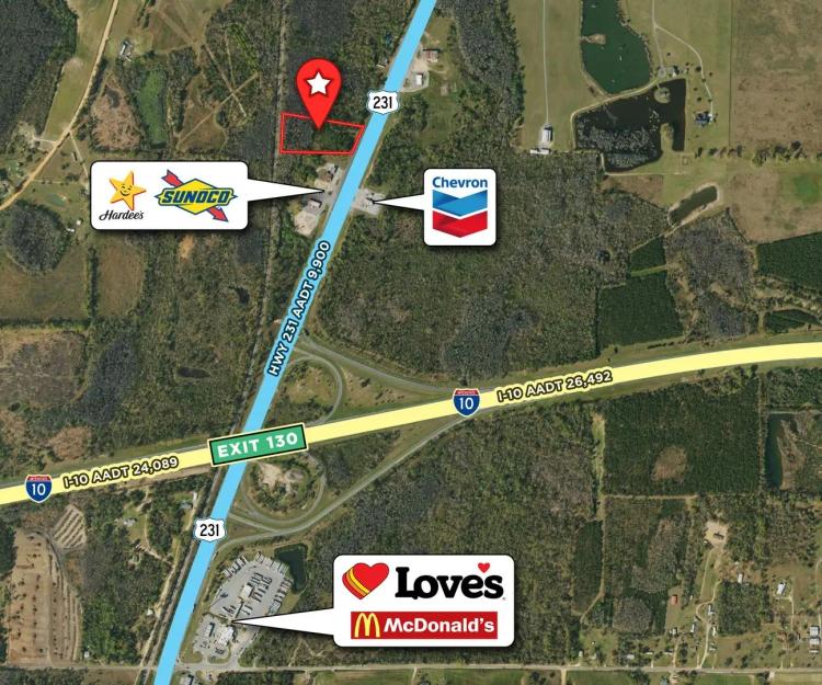 Unbeatable Investment Opportunity: 3.348 Acres at I-10 & Hwy 231 near Cottondale, FL