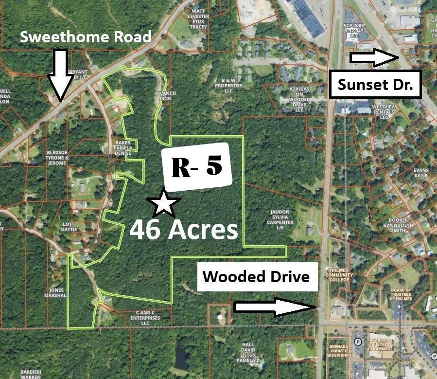 R-5 MOBILE HOME SUBDIVISION ZONED 46 ACRES