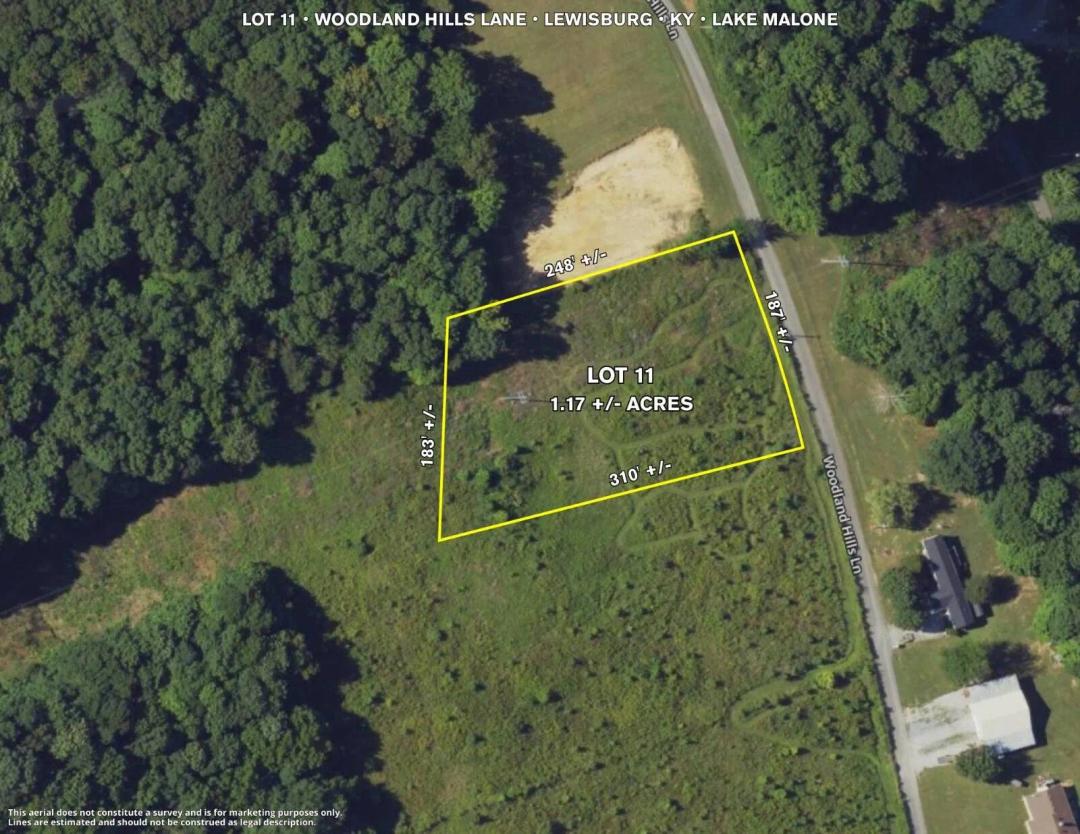 Beautiful 1.17 +/- Acre Building Lot Near Lake Malone