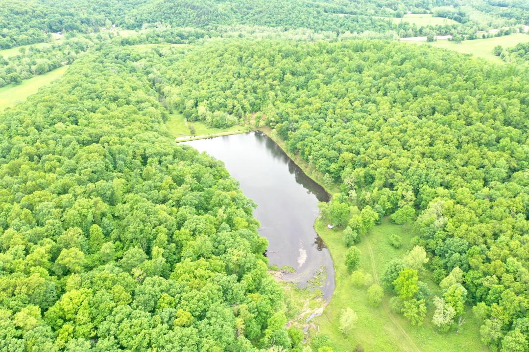 135 Acres with 6 Acre Private Lake Next to Huzzah River