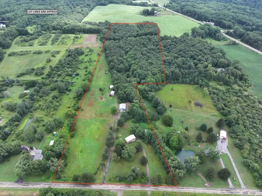 25 acres House with Shop and Barns in Collins NY 13849 Brewer Rd