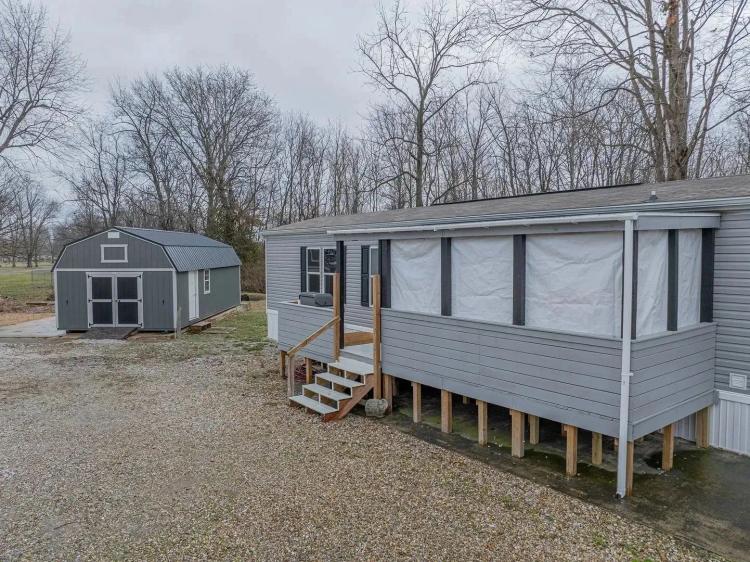nearly new mobile home offers a wealth of desirable features
