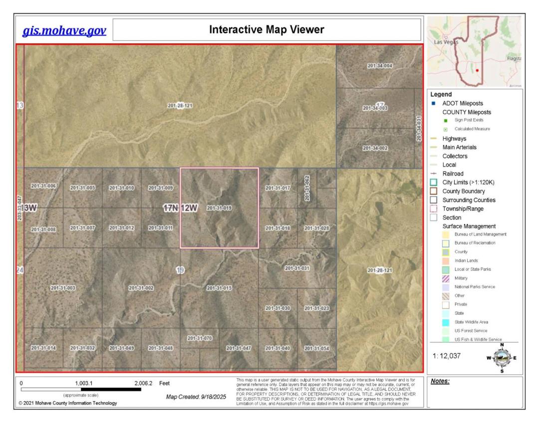 Vacant Lot in Wikieup, AZ
