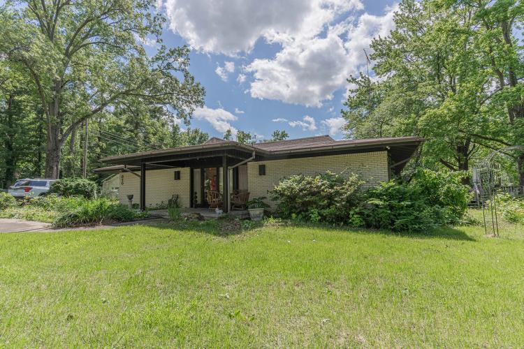 beautiful home is over 3,000 square feet and located off of Raccoon Lake's renovated boat dock