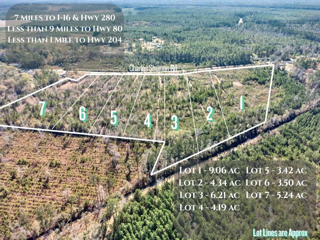 6.21 Acres - Buildable Lot - North Bryan County GA