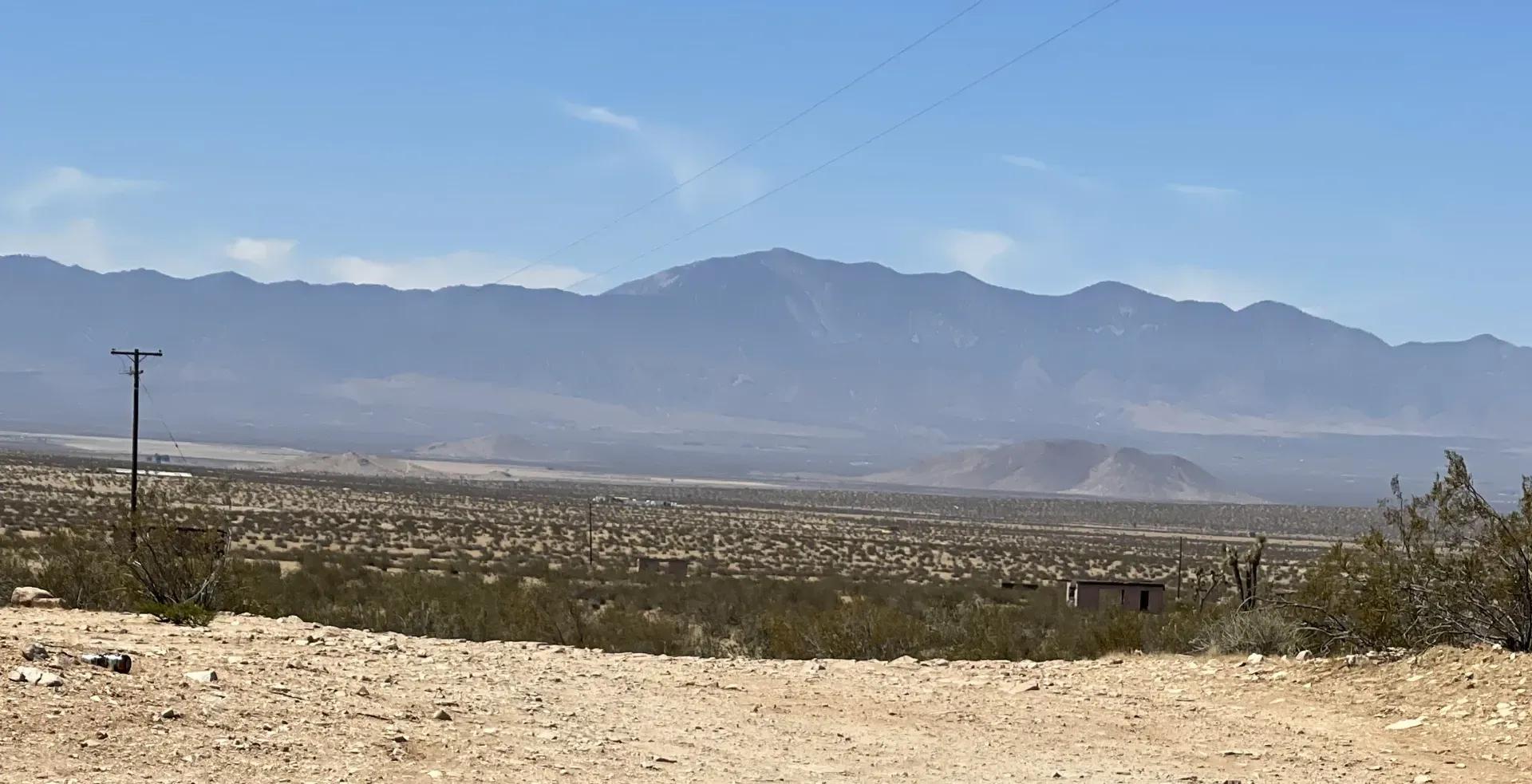 Long Range Mountain View from road