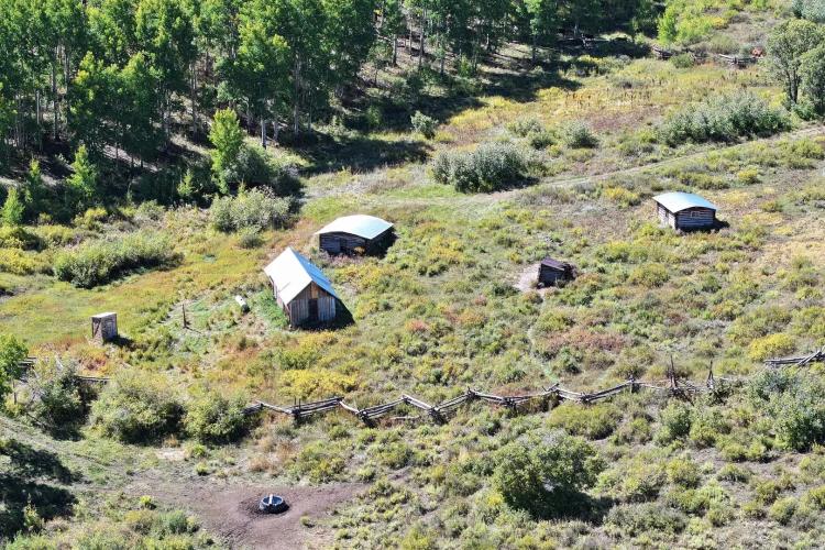 834+ Acres, Multiple Cabin, Ponds, Springs, GMU 61 and 62 in Colorado