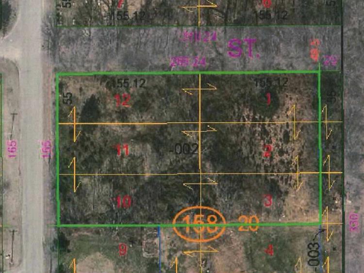 Six timbered lots