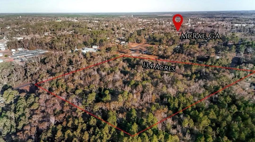 13.4 Acres Lot in Mcrae-Helena, GA
