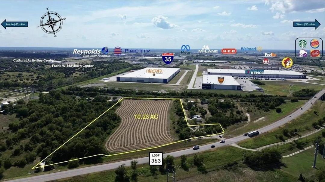 10 ac behind Buc-ee's on I-35
