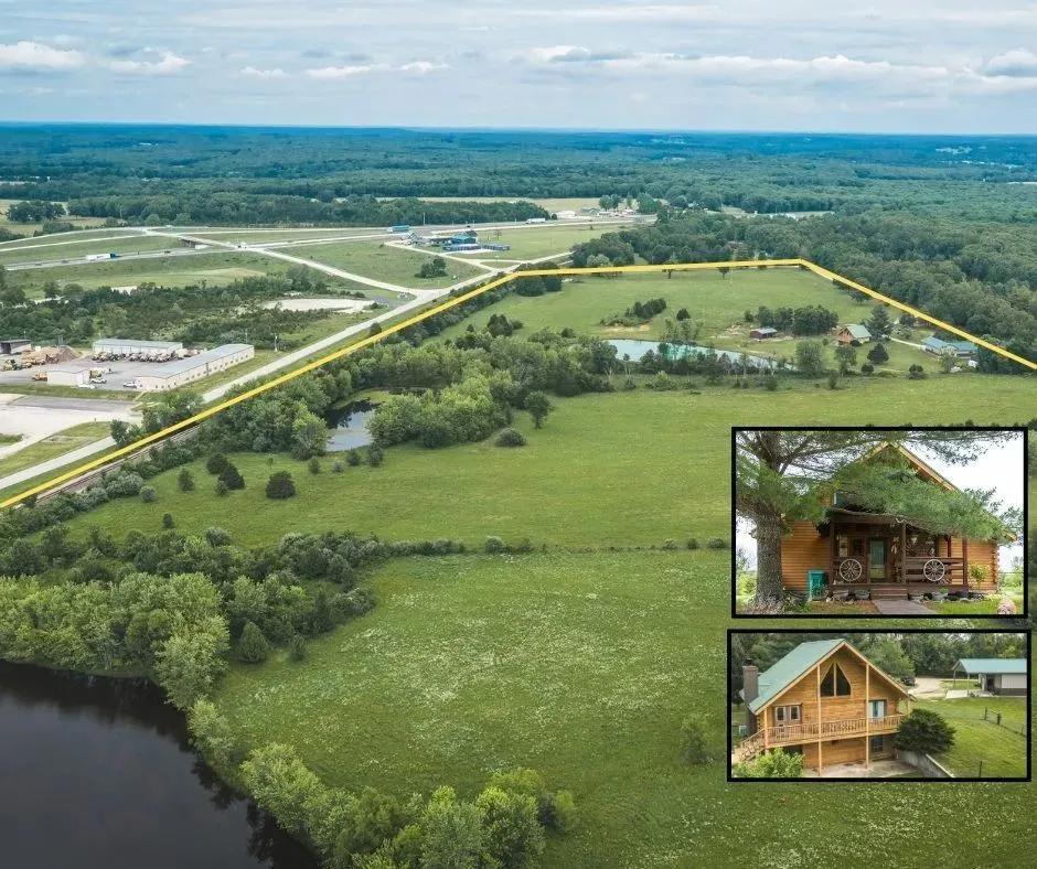 Crawford County Missouri Log Home For Sale | Near Cuba, MO