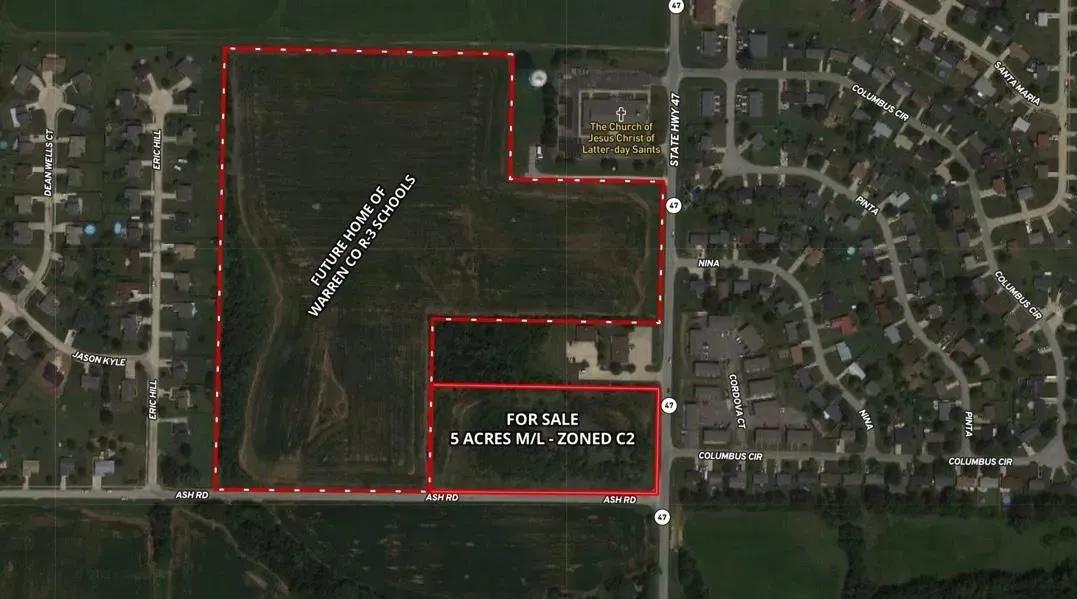 5± Acre Commercial Lot Zoned C-2 for Sale – Warren County