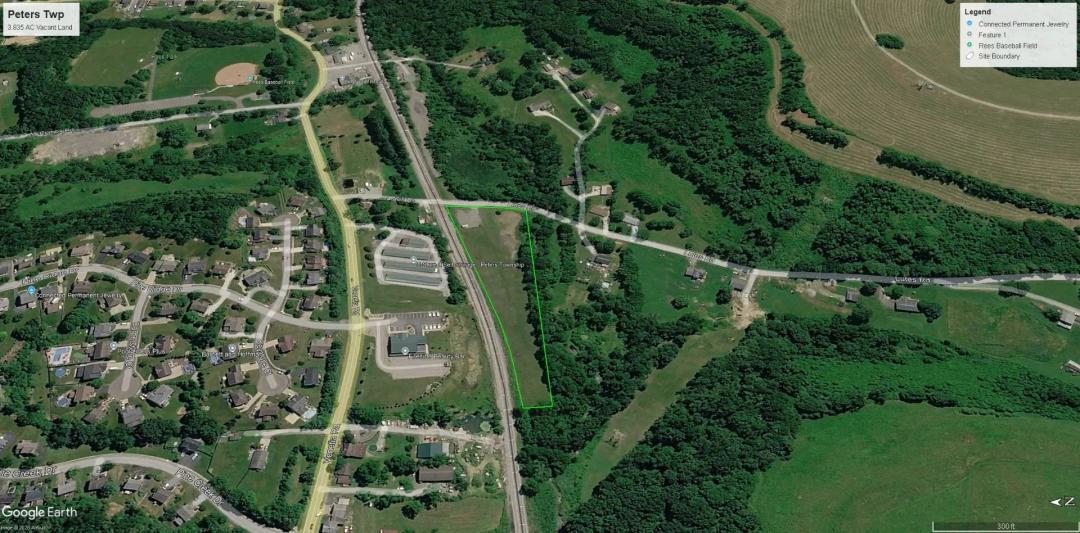 3.835 AC Vacant Development Land in Peters Township, Washington County, Pennsylvania