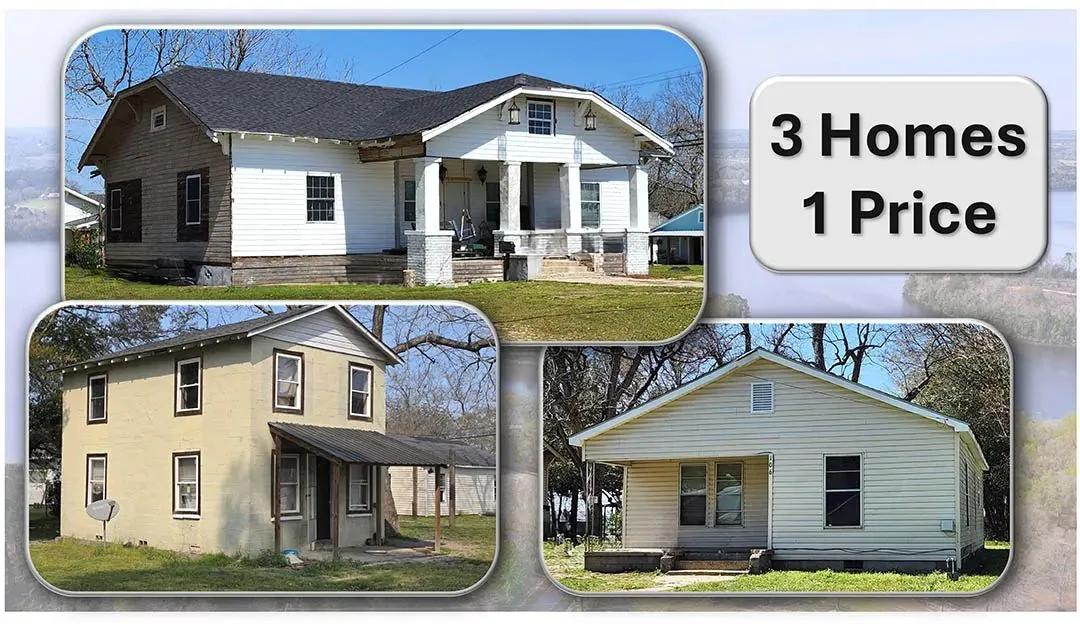3 Homes on 0.74 Acre Lot in Covington County, AL 