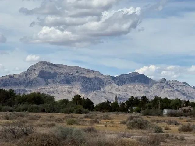 Pahrump Nevada 8.24 Prime Buildable acres of level desert land with paved road frontage and epic mountain views