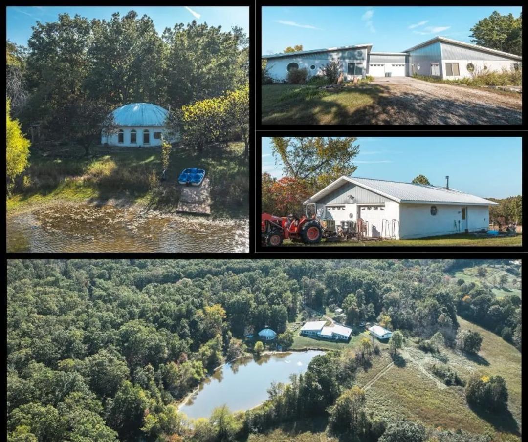 40-Acre Ozark Retreat — Private Lake, Cob Dome Cabin & Income Potential