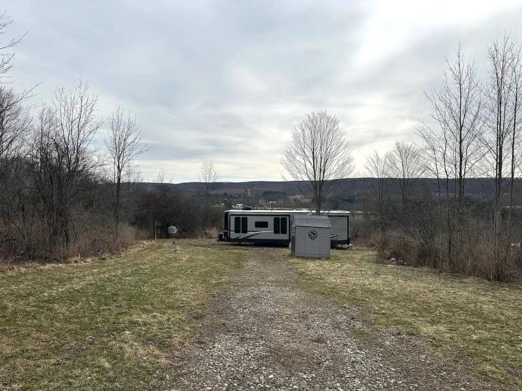 Park Model Trailer on 9 acres with Great Views in Angelica NY 8302 Basswood Hill Rd