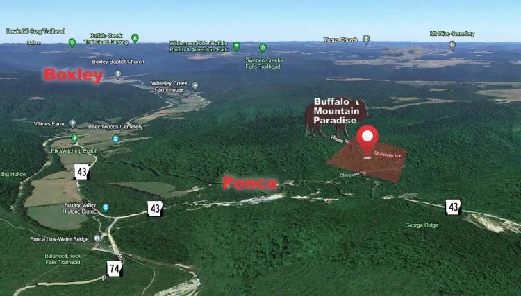 Ponca Arkansas - 38.6 Acres
