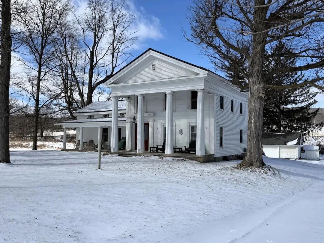 197 acre Finger Lakes Farm with Historic Home, Barns and Ponds in Urbana NY 7013 Fish Hatchery Rd