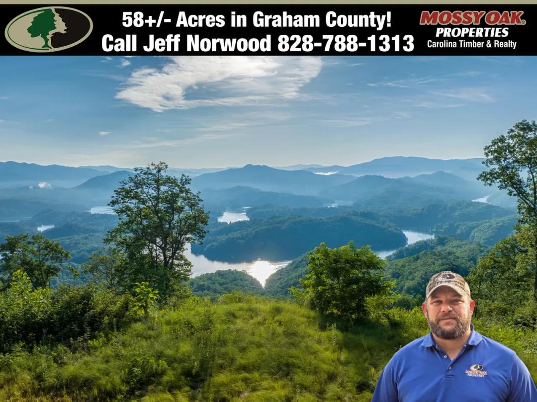 58+/- Acres Overlooking Fontana Lake!
