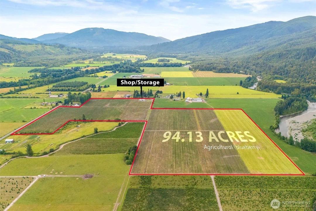 94.13 Acres of Land for Sale in Deming, WA