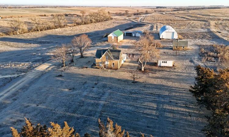 3415 KS Hwy 9, Beloit, KS | 1878 Native Limestone Country Home a