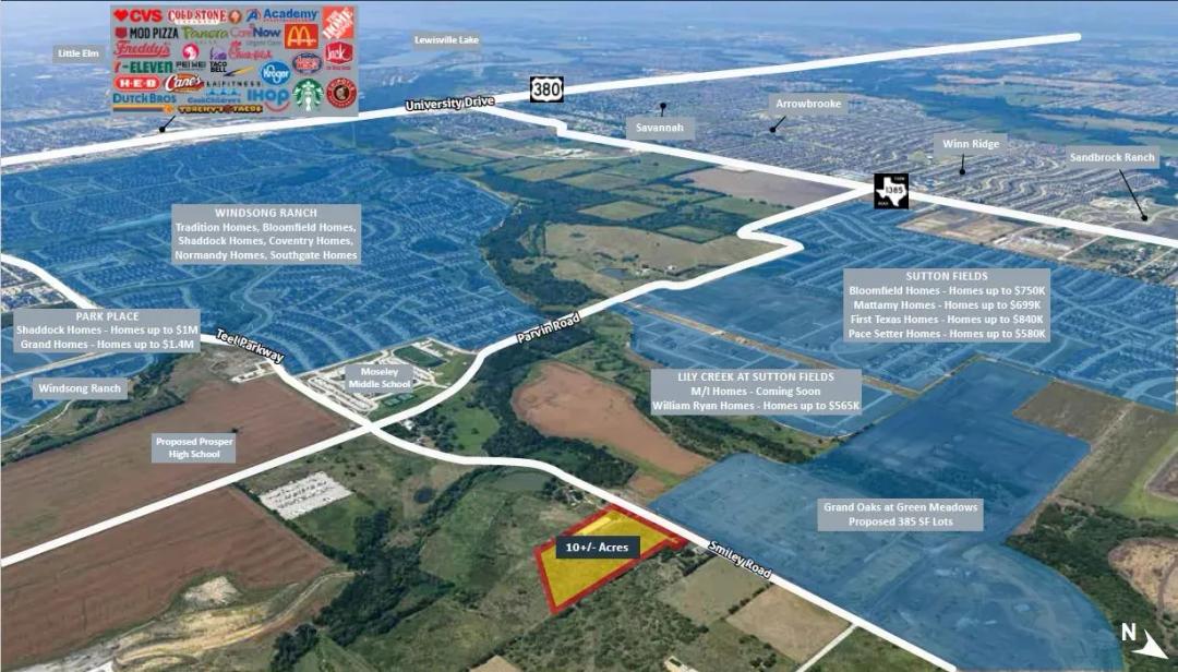 10+/- Acre Development Site | Celina ETJ (Prosper ISD)