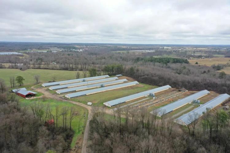 Lemons Broiler Farm – Seven House in Dekalb County, Alabama
