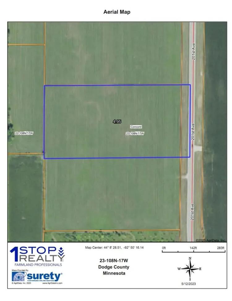 4.95 Acre Buildable Country Acreage